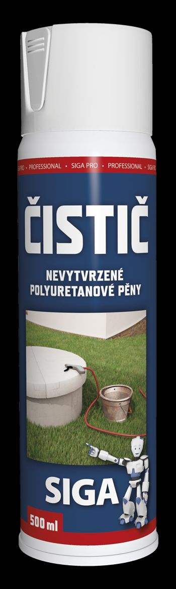 SIGA PRO Čistič PU peny 500 ml